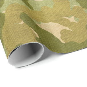 Military pattern wrapping wrapping paper