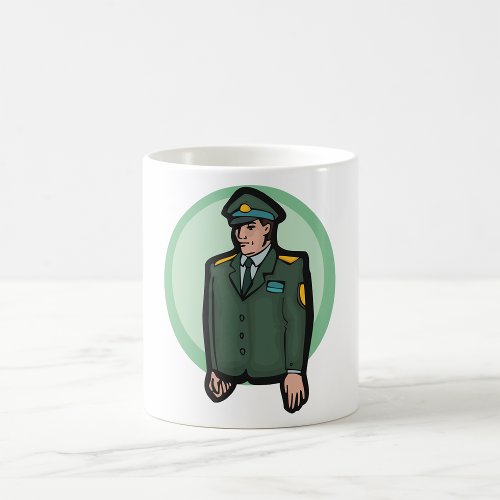 Military Person Coffee Mug