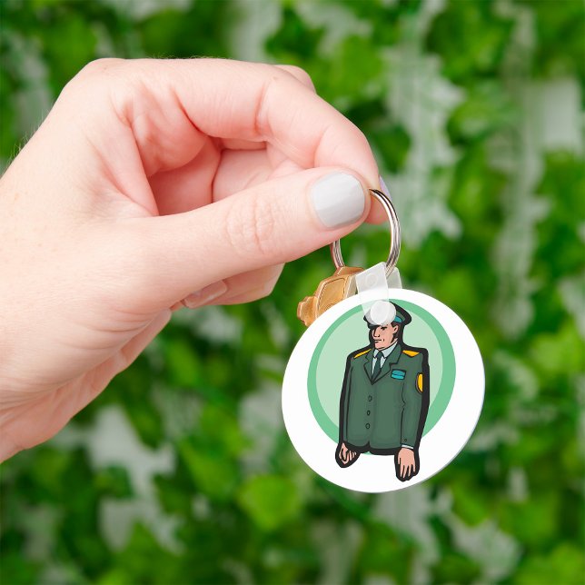 Military Person Keychain (Creator Uploaded)