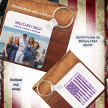 Military - Personalized Purple Up Military Child