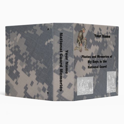 Military Photo Memory album 3 Ring Binder