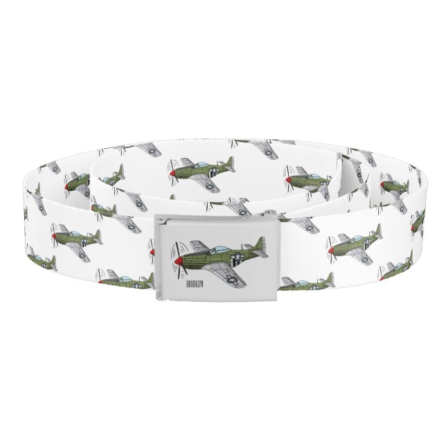 Military plane cartoon illustration belt (Coil)