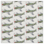 Military plane cartoon illustration fabric