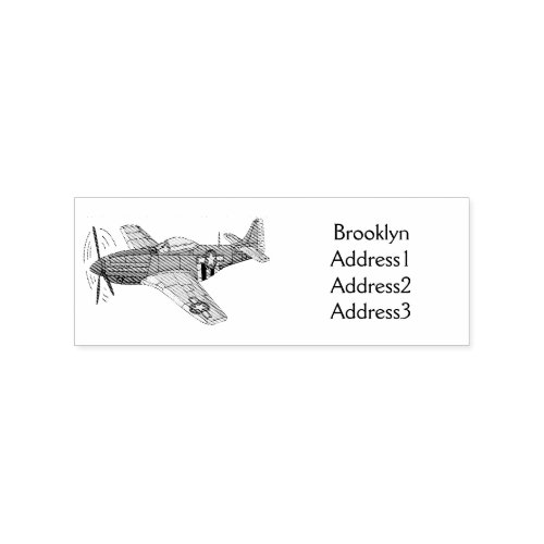 Military plane cartoon illustration rubber stamp