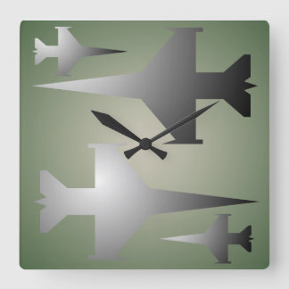 Military Planes Wall Clock