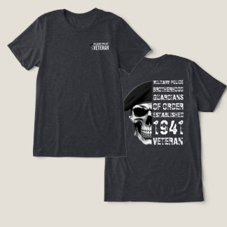Military Police Brotherhood Veteran Tri-Blend Shirt