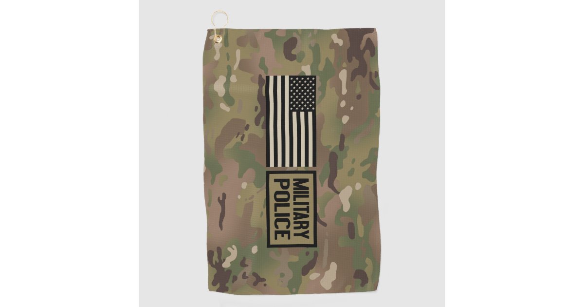 Military Police (Camouflage) Golf Towel | Zazzle