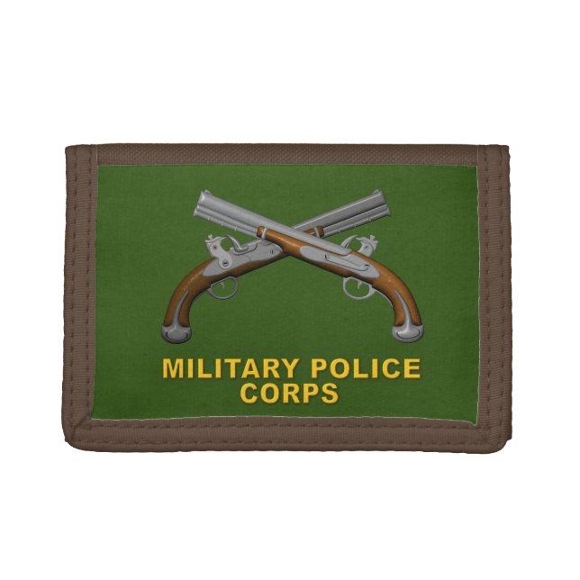 Military Police Corps MP Trifold Wallet (Front)