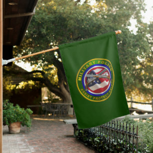Military Police Corps Veteran House Flag