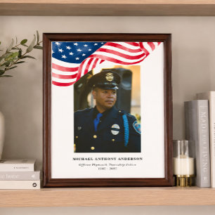 Military, Police, First Responder Framed Plaque