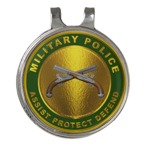 Military Police Golf Hat Clip
