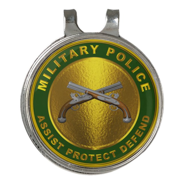 Military Police Golf Hat Clip (Front)