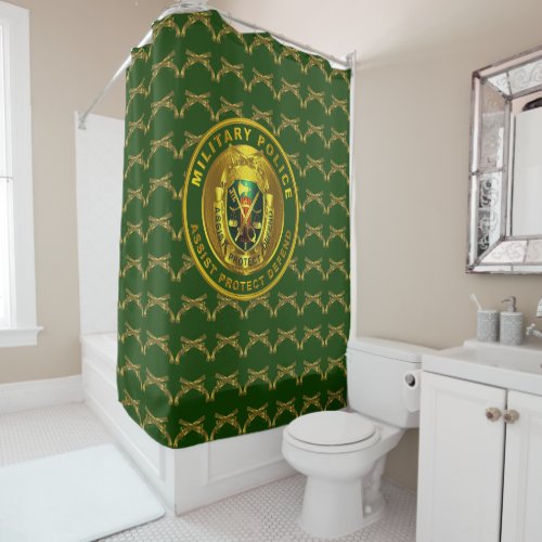 Military Police MP Shower Curtain
