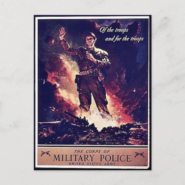 Military Police Postcard (Front)