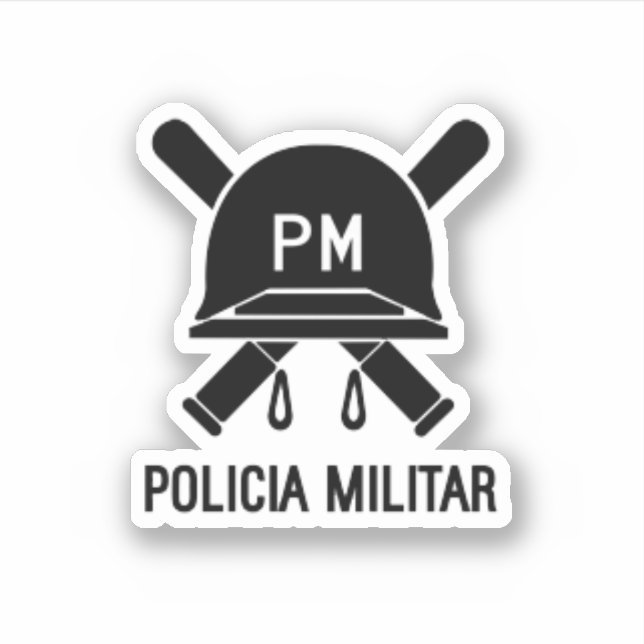 MILITARY POLICE SPAIN STICKER (Front)