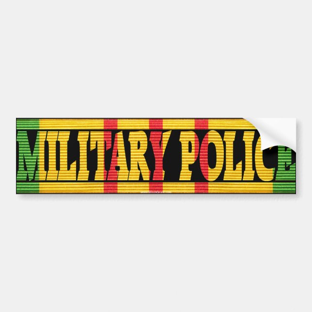 Military Police Vietnam Service Medal Sticker (Front)