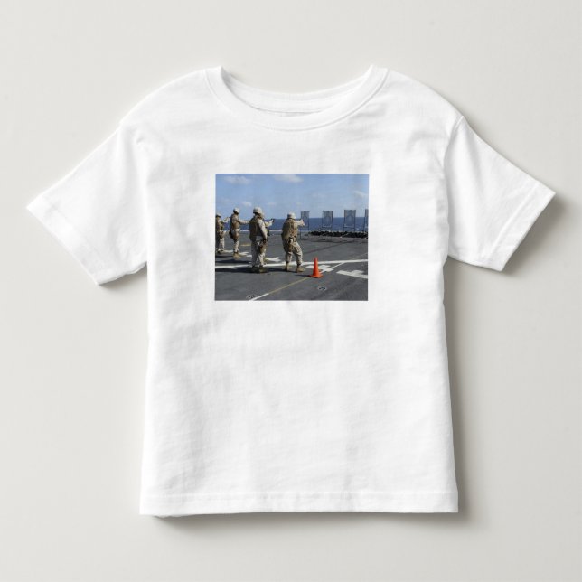 Military policemen train with the Berretta M9 Toddler T-shirt (Front)