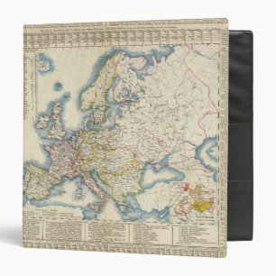 Military Political Map of Europe Binder