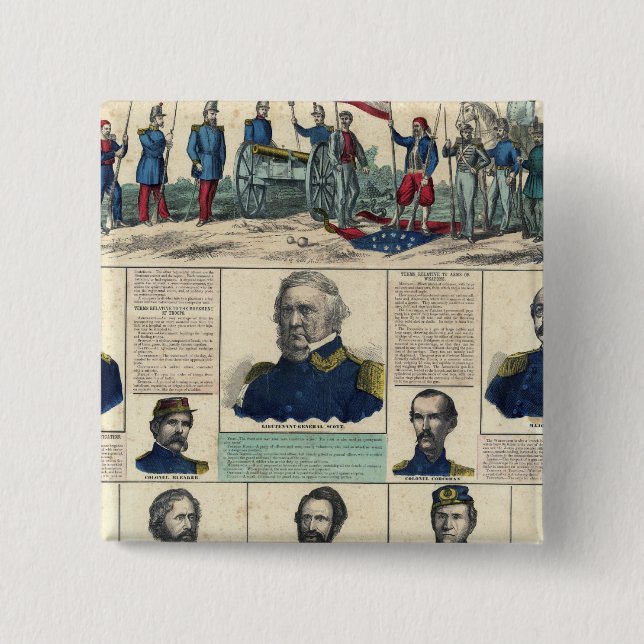 Military Portraits Button (Front)