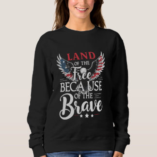 Military Pride Support Our Troops Veterans Tribute Sweatshirt
