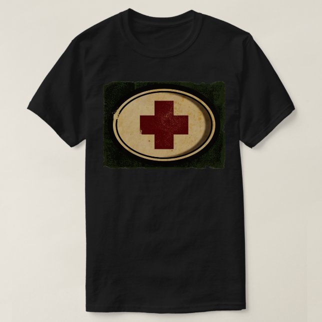 Military Red Cross T-Shirt (Design Front)