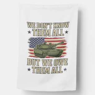 Military Remembrance Tank Patriotic Shirt Design_1 House Flag