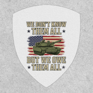 Military Remembrance Tank Patriotic Shirt Design_1 Patch