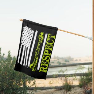 Military Respect House Flag