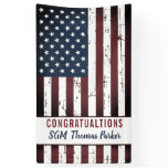Military Retirement American Flag Party Banner Military Retirement American Flag Party Banner