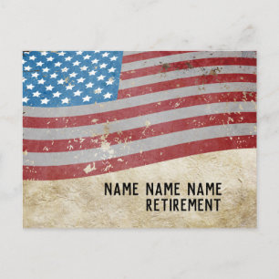 Military Retirement, Army,  retirement party Postcard