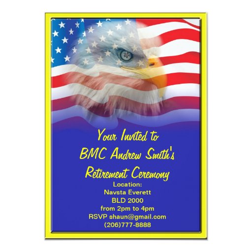 Military retirement card | Zazzle