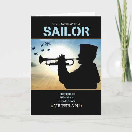Military Retirement Congratulations Sailor