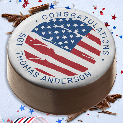 Military Retirement Party American Flag Patriotic Chocolate Covered Oreo