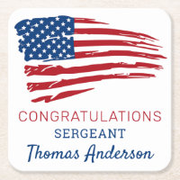 Military Retirement Party American Flag Patriotic