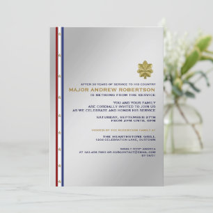 Military Retirement Party Invitation