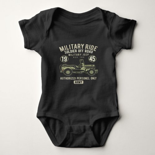 Military Ride Baby Bodysuit