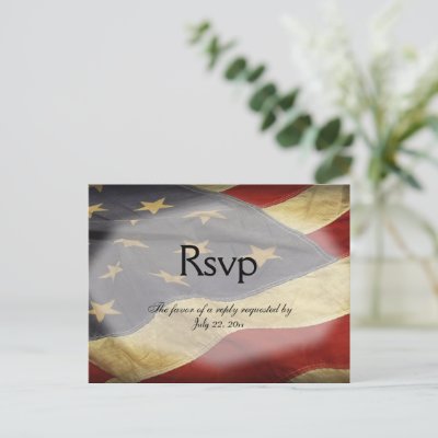 Military RSVP with Menu Choices