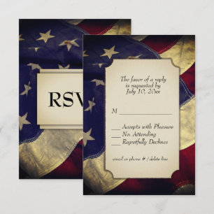 Military RSVP with Menu Choices