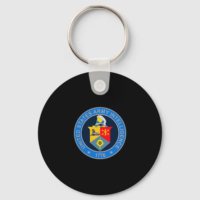 Military Security Agency Intelligence Corps Vetera Keychain (Front)