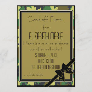 Military Send Off Party Invitation
