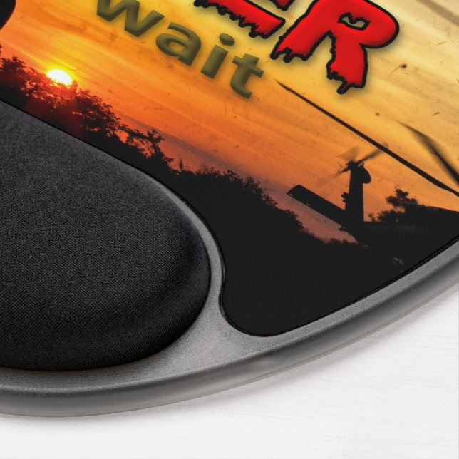 Military Sniper Snipers Recon LRRP LRRPS Gel Mouse Pad (Right Side)