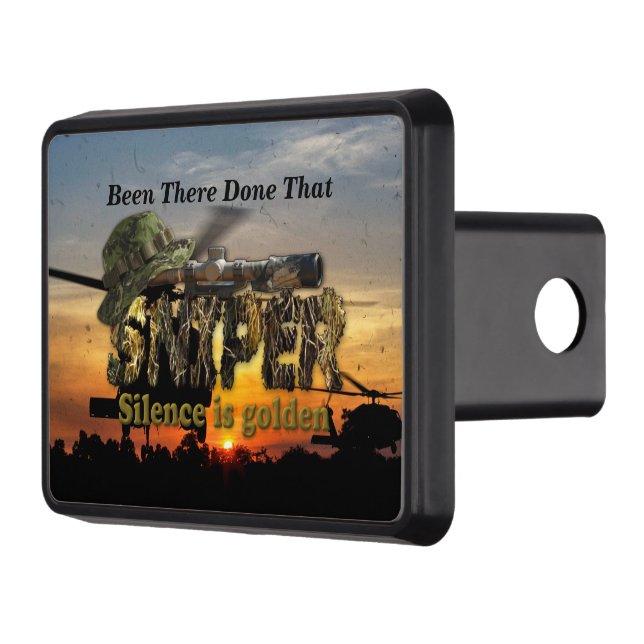 Military Snipers LRRP LRRPS Recon Hitch Cover (Left)