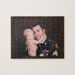 Military Soldier Custom Personalized Jigsaw Puzzle at Zazzle