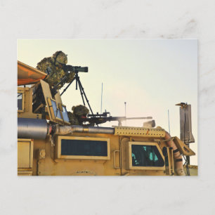 Military Soldier Postcard