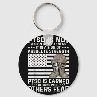 Military Soldier Veteran Ptsd Is A Sign Of Absolut Keychain