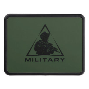 Military spec ops green design hitch cover