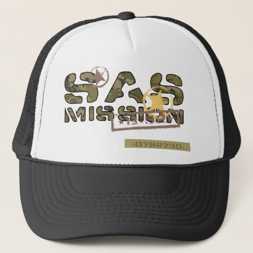 Military Special Forces SAS Mission Trucker Hat