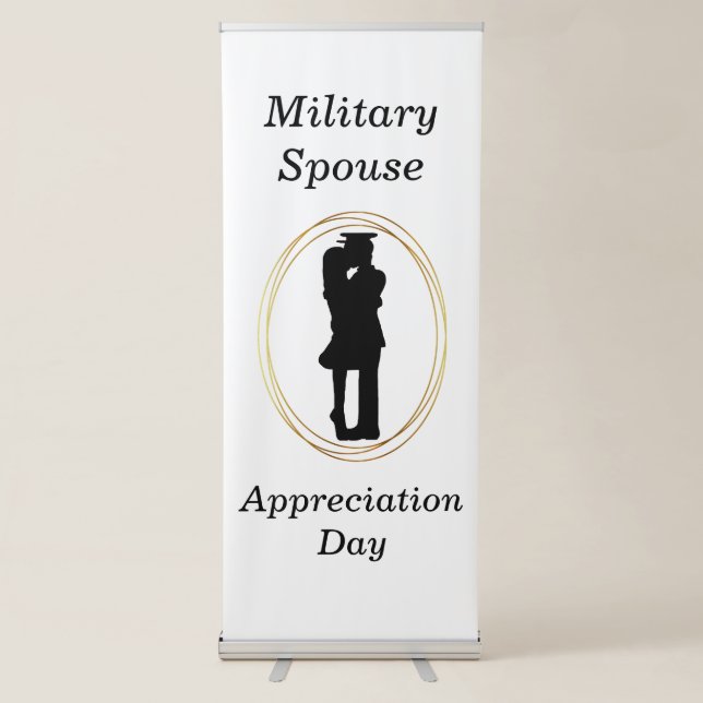Military Spouse Appreciation Day Banner (Front)