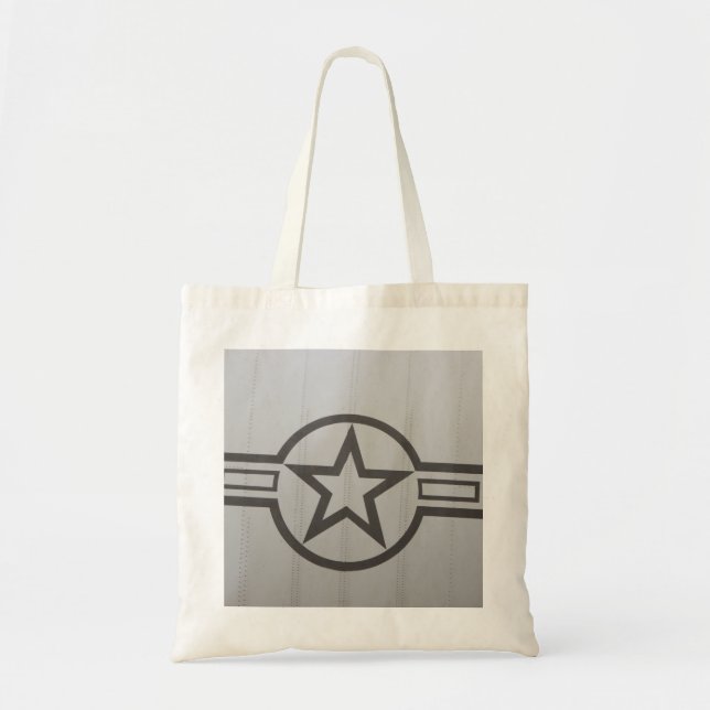Military Star Budget Tote Bag (Front)
