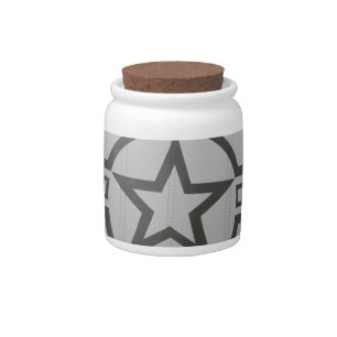 Military Star Candy Jar
